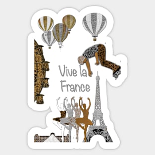 Vive la France Sticker